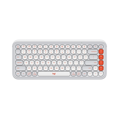 Bàn phím cơ không dây Logitech POP ICON Keys màu Trắng - 920-013084 | Hàng chính hãng