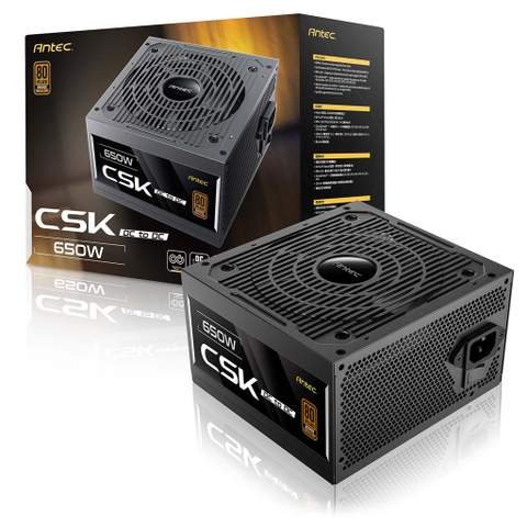 Nguồn máy tính ANTEC CSK750DC EC 80 Plus Bronze, Công suất 750W, ATX3.1, PCIE 5.1 [Non-Modular]