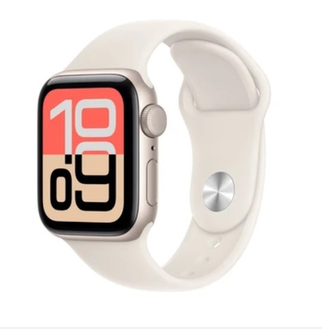 Apple Watch SE 3 GPS 44mm Starlight – Vỏ Nhôm, Dây Sport Band Starlight (M/L)