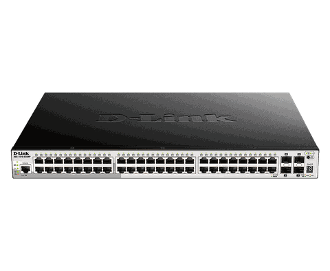 DGS-1510-52XMP – Switch Gigabit PoE+ Stackable 52 Port với 4 cổng 10G SFP+