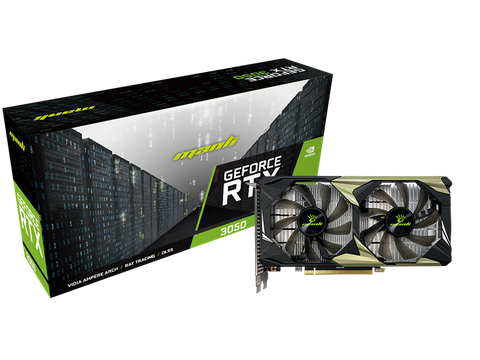Card đồ họa Manli GeForce RTX 3050 6GB Nebula Twin V2 M-NRTX3050/6REHDPV2-M2619