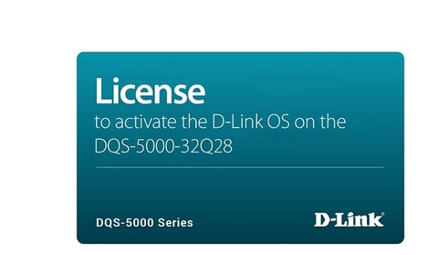 D-Link DQS-5K-32Q28-DC-LIC – Giấy phép kích hoạt D-Link OS cho DQS-5000-32Q28