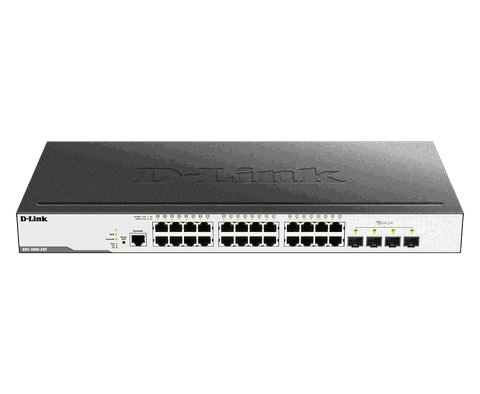 D-Link DGS-3000-28X – Switch Managed Layer 2 Gigabit 28 Port với 4 cổng 10G SFP+