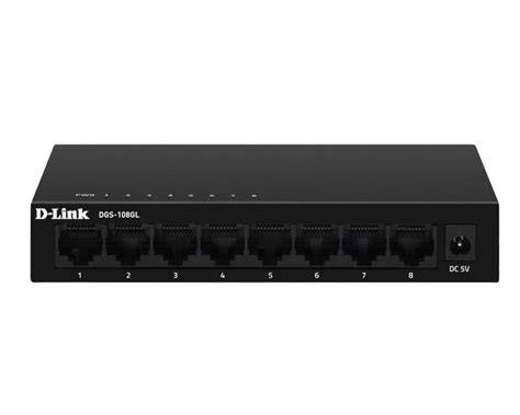 D-Link DGS-108GL – Switch 8 Cổng Gigabit