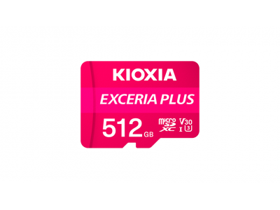 Thẻ nhớ KIOXIA EXCERIA PLUS microSD 512GB LMPL1M512GG2 – UHS-I U3, V30, A1, hỗ trợ 4K