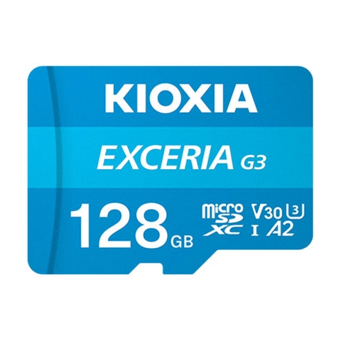 KIOXIA LMEX3L128GG4 – Thẻ Nhớ microSD EXCERIA G3 128GB UHS-I U3 V30
