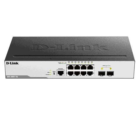 D-Link DGS-3000-10L – Switch Managed Layer 2 Gigabit 10 Port
