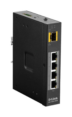 D-Link DIS-100G-5PSW – Switch công nghiệp Gigabit PoE 5 cổng
