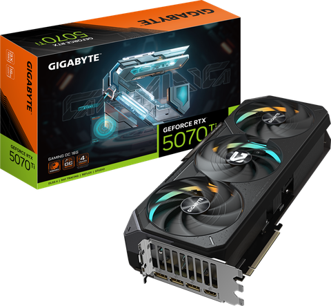 Card đồ họa Gigabyte GeForce RTX™ 5070 Ti GAMING OC 16G