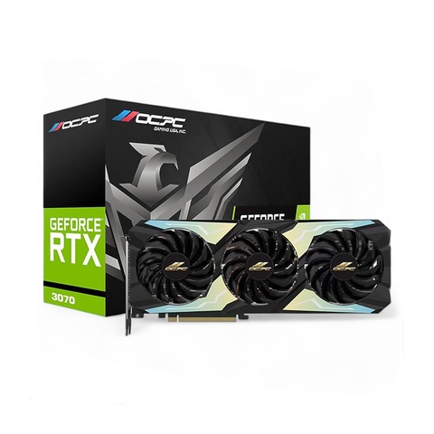 Card màn hình OCPC RTX 3070 XEBK 8GB GDDR6 [Màu đen, 3 FAN]