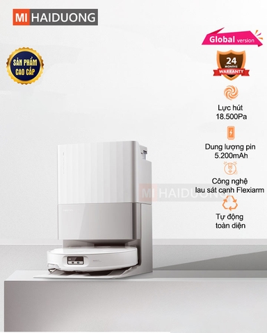 Roborock Qrevo EdgeT Quốc Tế - Robot Hút Bụi Thông Minh