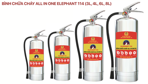 Bình Chữa Cháy Đa Năng All In One Elephant 114 – Khắc Tinh Của Mọi Đám Cháy (Kể Cả Pin Lithium)