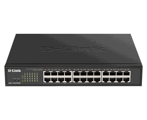 D-LINK DGS-1100-24PV2 – SWITCH GIGABIT POE SMART MANAGED 24 CỔNG