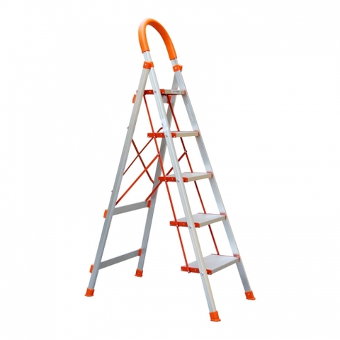 Thang nhôm ghế bản to 5 bậc ADVINDEQ ADS-705 | Hàng chính hãng