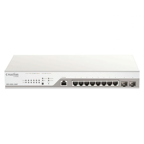 D-LINK DBS-2000-10MP – SWITCH POE 8 PORT GIGABIT QUẢN LÝ CLOUD