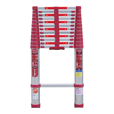 FUJIHOME TLI440R – Thang nhôm rút gọn đơn phiên bản cải tiến, cao 4.4m chắc chắn