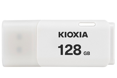 USB KIOXIA TransMemory U202 128GB LU202W128GG4 – USB 2.0, màu trắng
