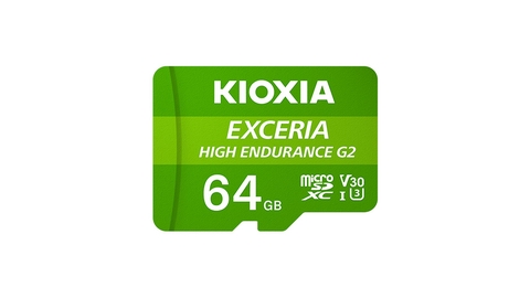 Thẻ nhớ KIOXIA EXCERIA HIGH ENDURANCE G2 64GB LMHE2G064GG2 – MicroSD UHS-I, U3, V30, A1