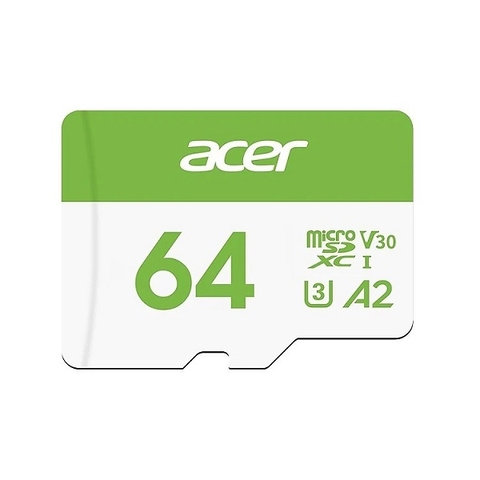 Thẻ Nhớ MicroSDXC Acer MSC100 64GB – Hiệu Suất Cao, Quay Video 4K Mượt Mà