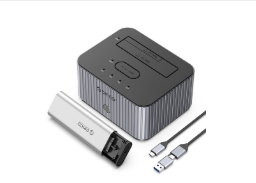 Đế ổ cứng SSD ORICO 2 khe cắm M.2 NVME TypeC - Tốc độ 10Gbps. - IT28E-C-EU-GY-BP | Hàng chính hãng