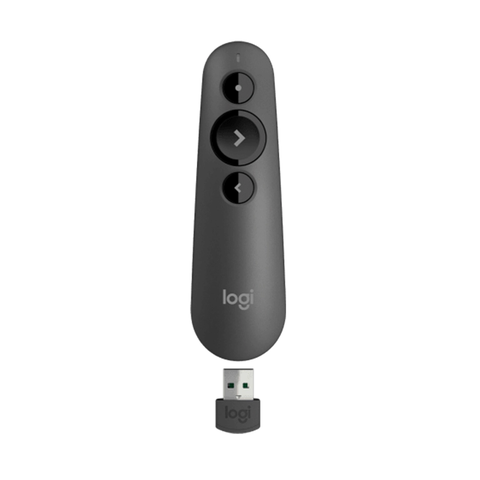 Bút trình chiếu Logitech R500s Laser Graphite 910-006521 | Hàng chính hãng