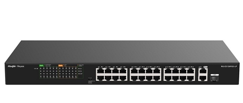 RG-ES126FGS-LP – Switch PoE 24 cổng ổn định, giải pháp tối ưu