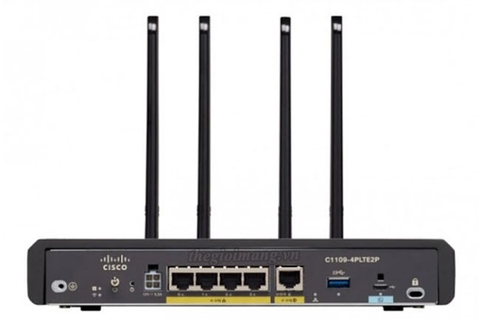 Thiết bị định tuyến Cisco C1111-4P-DNA 4 Ports Dual GE WAN with DNA Support | Hàng chính hãng
