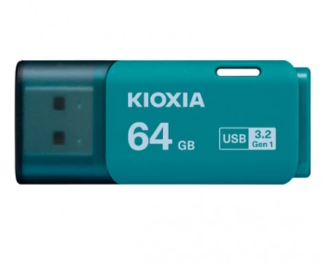 USB KIOXIA TransMemory U301 64GB LU301L064GG4 – USB 3.2 Gen 1, màu xanh nhạt
