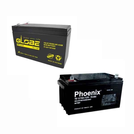 Ắc quy khô 12V–7Ah Global, Phoenix