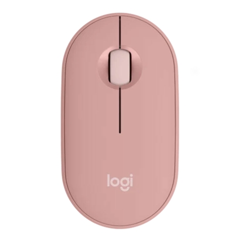 Chuột Không Dây Logitech Pebble M350s Bluetooth Hồng Tonal Rose