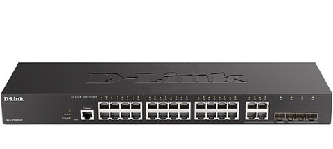 D-Link DGS-2000-28 – Switch Managed Gigabit 28 Port với 4 cổng Combo SFP