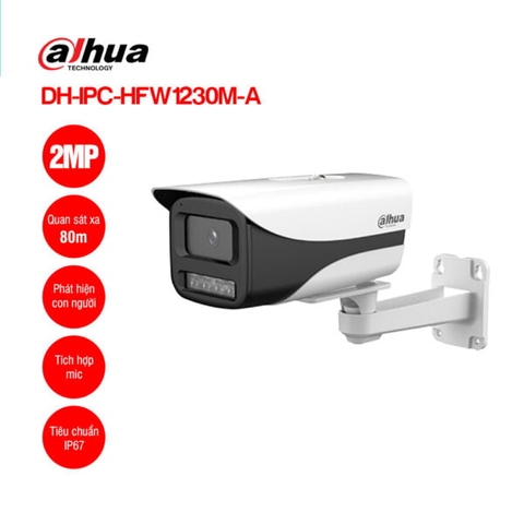 Camera IP 2MP DAHUA DH-IPC-HFW1230M-A | Hàng chính hãng