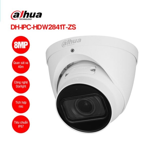 Camera IP 8MP DAHUA DH-IPC-HDW2841T-ZS | Hàng chính hãng