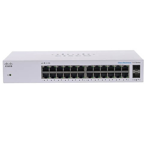 Thiết bị chia mạng Cisco CBS110-24PP-EU 12 cổng POE | Hàng chính hãng