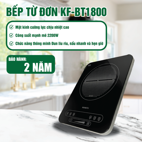Bếp từ đơn kính ceramic KF-BTD1800