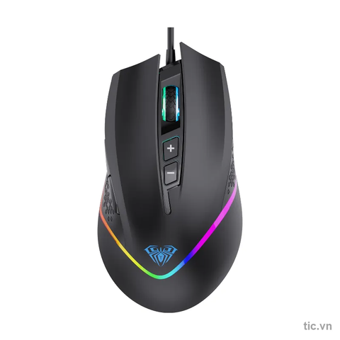 Chuột Gaming Có Dây AULA F805 Đen Chính Hãng