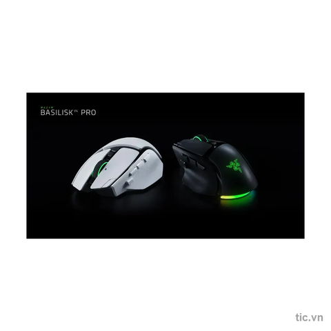 Chuột gaming không dây Razer Basilisk V4 Pro Trắng Chính Hãng