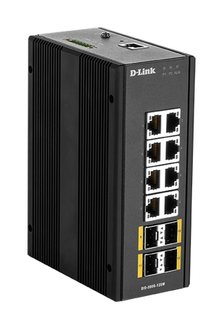 D-Link DIS-300G-12SW – Switch công nghiệp Gigabit Managed 12 cổng SFP
