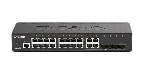 D-Link DGS-2000-20 – Switch Managed Gigabit 20 Port với 4 cổng Combo SFP