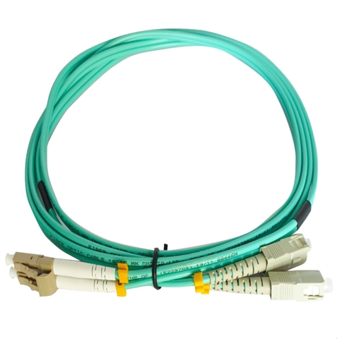 Dây nhảy quang SC/UPC-SC/UPC Multimode OM3, Duplex, 50/125, 2mm  FIber Optic Cables 3M_SCSC-OM3-DX2.0-3M | Hàng chính hãng