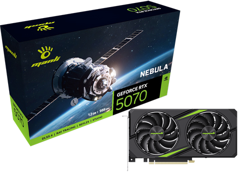 Card đồ họa Manli Nebula GeForce RTX 5070 12GB GDDR7 M-N507N/D712G-M2669