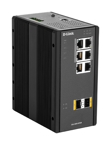 D-Link DIS-300G-8PSW – Switch công nghiệp Gigabit Managed PoE 8 cổng