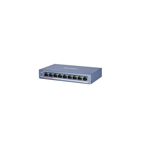 Hikvision Switch mạng 8 cổng PoE 100M, 1 cổng uplink 10/100M , Layer 2 DS-3E0109P-E(C) | Hàng chính hãng