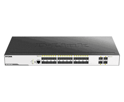 D-Link DGS-3000-28XS – Switch Managed Layer 2 28 Port SFP với 4 cổng 10G SFP+