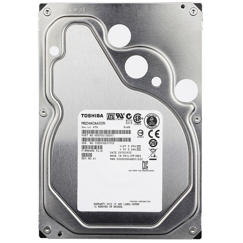 Ổ cứng TOS IHDD- TOSHIBA 3.5 NEARLINE 4TB SATA 7200RPM, 6Gbps