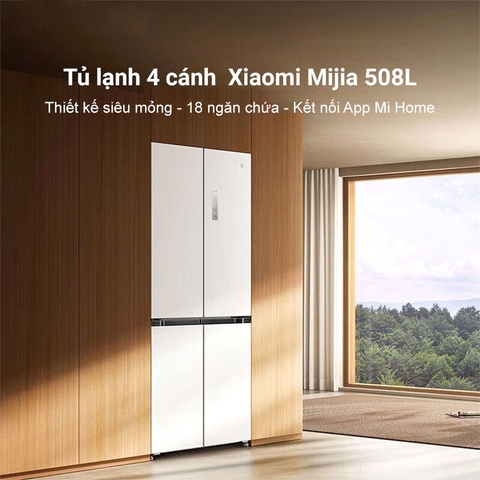 Tủ lạnh Xiaomi BCD-508WFMBI 508L 4 cánh kiểu Pháp