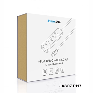 Hub chuyển đổi USB Type-C ra 4 cổng USB 3.0 Jasoz
