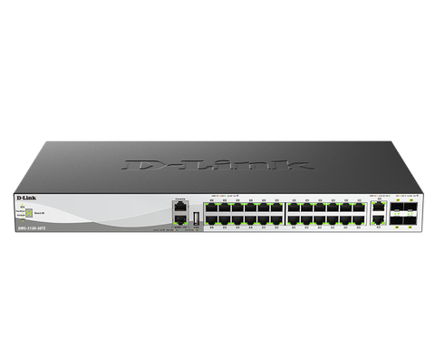 D-Link DMS-3130-30TS – Switch Layer 3 Stackable Multi-Gigabit Managed 30 cổng