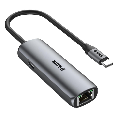 Bộ chuyển đổi mạng D-Link DUB-E135 USB-C sang Gigabit Ethernet 1Gbps – PD 100W