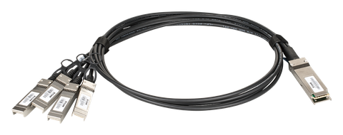 D-LINK DEM-CB100QXS-4XS – CÁP DAC QSFP+ 40G TO 4×SFP+ 10G 1M
